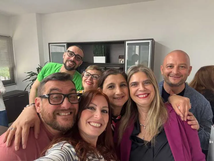 Il team della cooperativa sociale "Ra