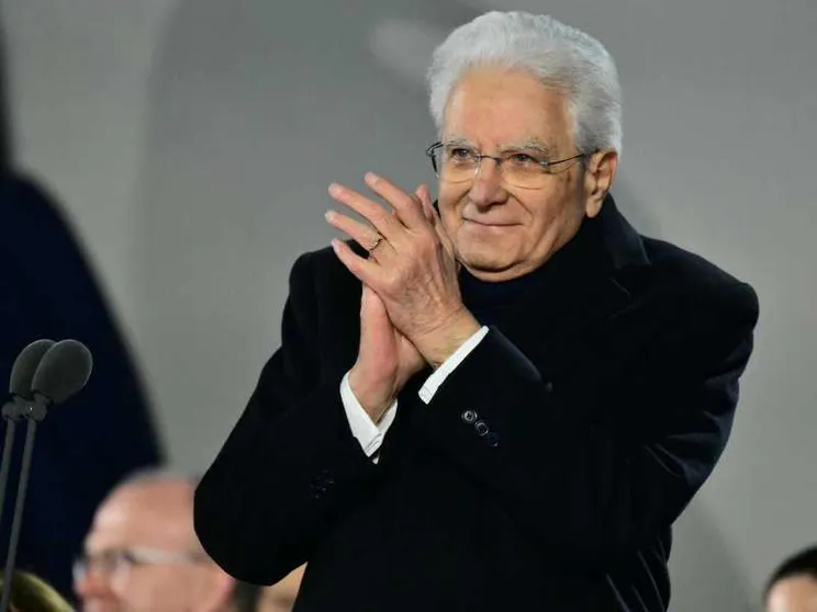 Il presidente della Repubblica Sergio Mattarella. Foto di Stefano RELLANDINI / AFP