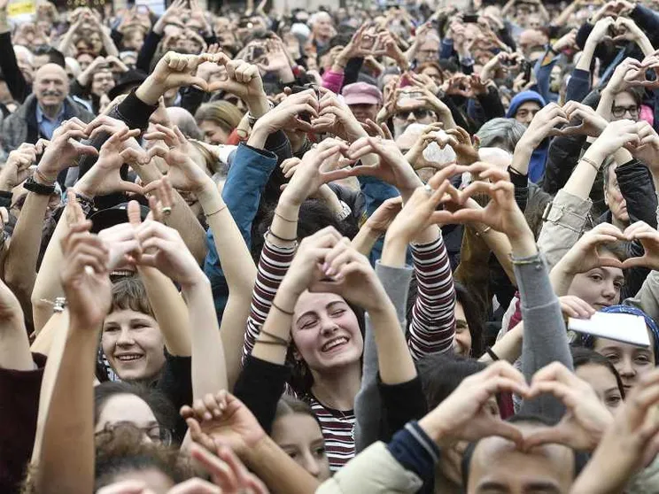 Una manifestazione studentesca contro il razzismo