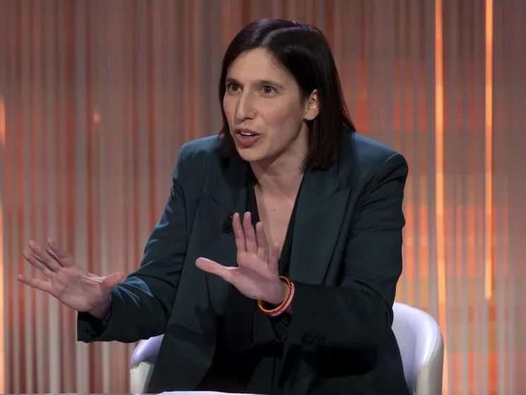 La segretaria del Pd Elly Schlein. Foto Ansa