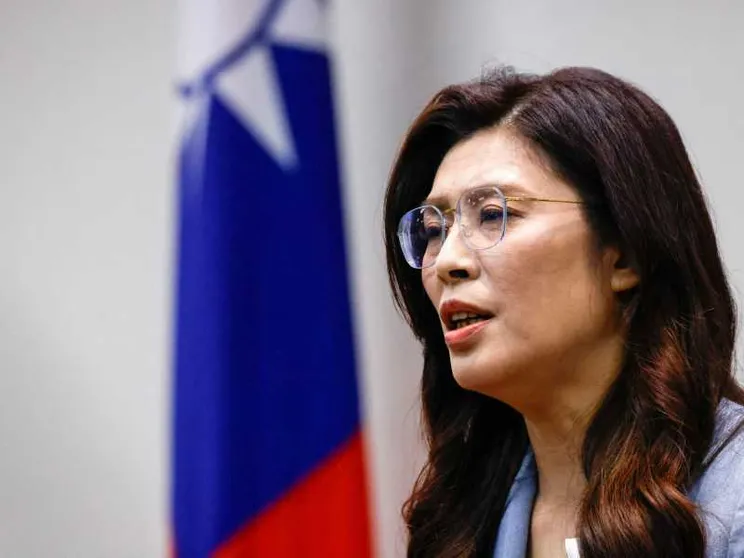 La presidente del Kuomintang, il principale partito dell'opposizione di Taiwan, Cheng Li-wun