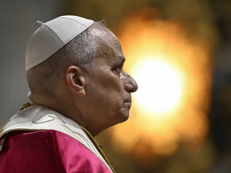 Papa Leone XIV durante la sua visita in Algeri