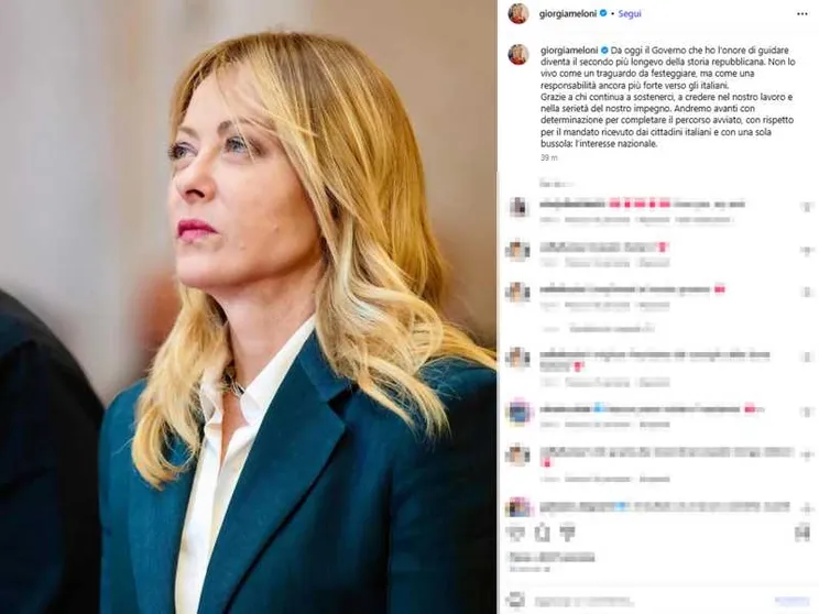 Per Giorgia Meloni un primato di tenuta nel momento più difficile