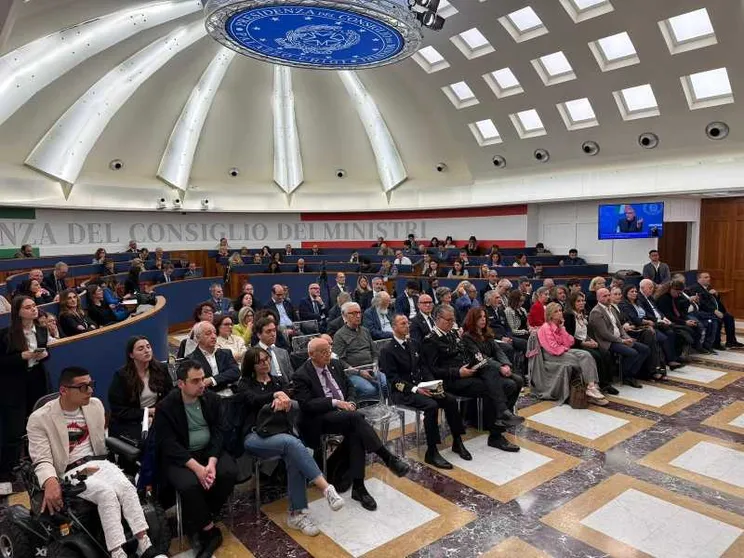 Il pubblico alla conferenza stampa di presentazione di ExpoAID 2026