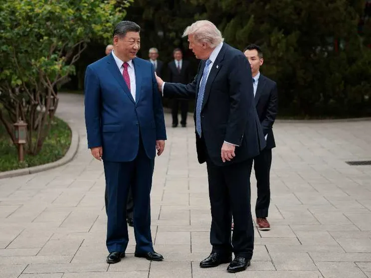 Donald Trump e Xi Jinping a Pechino
