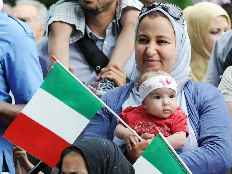 Donne immigrate in manifestazione / ANSA