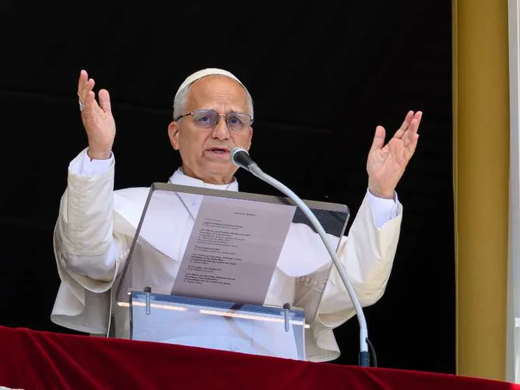 Il Papa all'Angelus di ieri, 31 maggio 2026 / VATICAN MEDIA