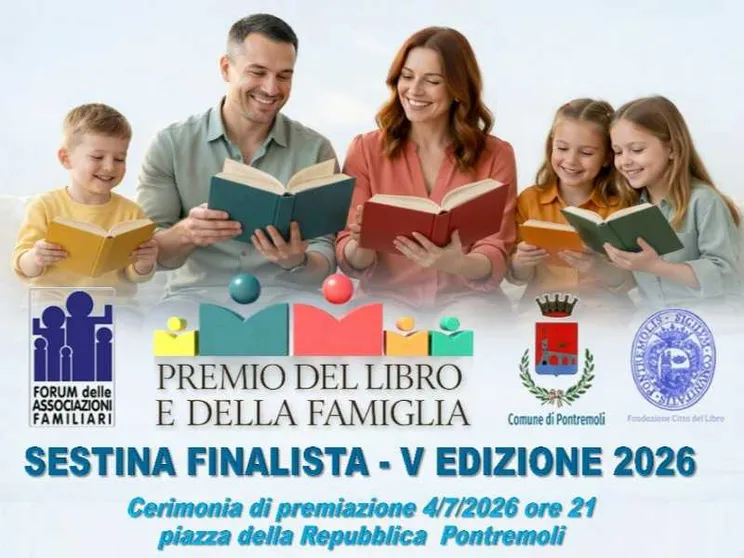 Premio Pontremoli Città del Libro e della Famiglia: ecco la sestina