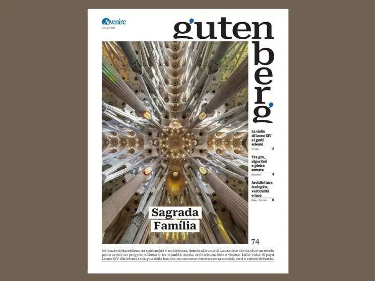 Gutenberg attraversa il cantiere della Sagrada Família