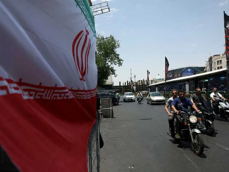 Una strada di Teheran
