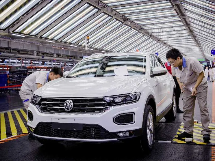 Uno stabilimento Volkswagen