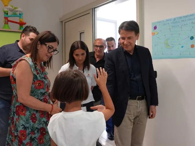 Il leader del M5s Giuseppe Conte