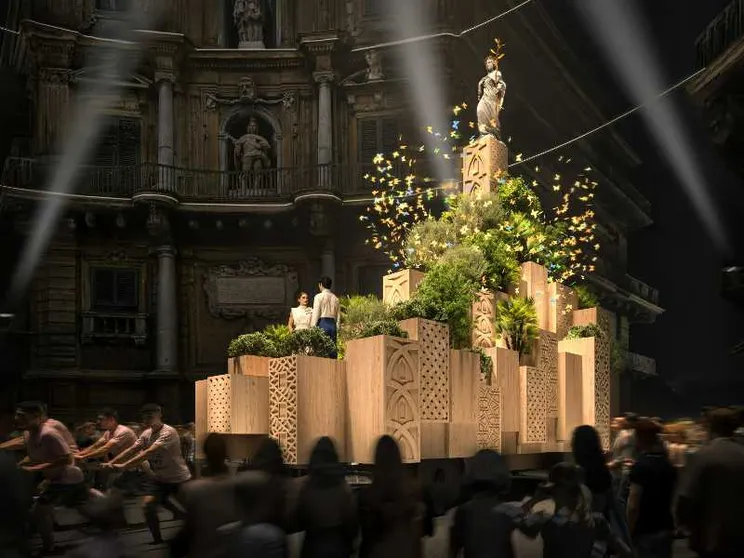 Palermo in una notte: tutto pronto per il “Festino” di santa Rosalia