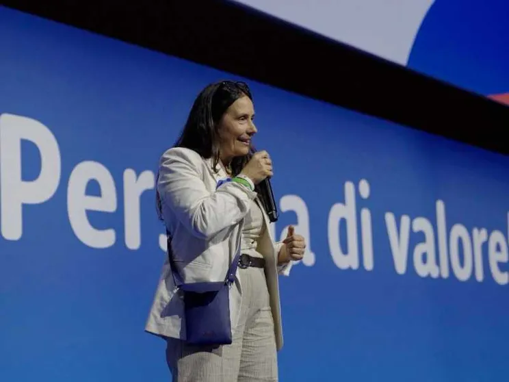 Alessandra Locatelli, ministra per le Disabilità, parla a ExpoAid 2026 a Rimini