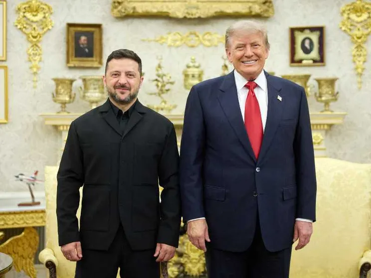 Volodymyr Zelensky e Donald Trump