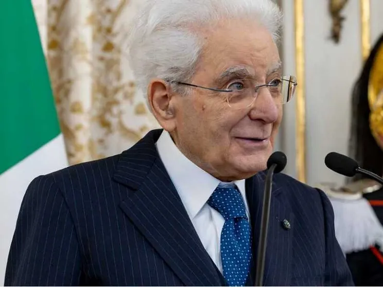 Sergio Mattarella in una foto d'archivio