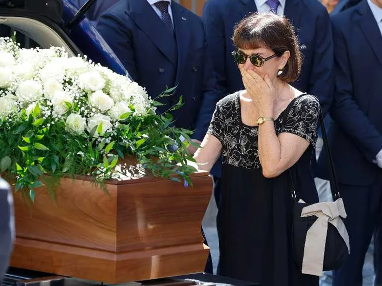 I funerali di Luigi Cavallari, marito della ministra Roccella