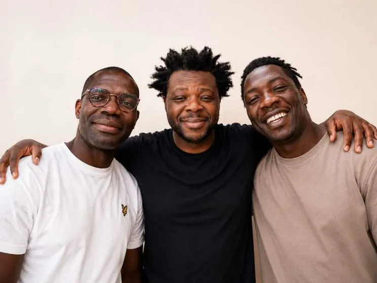Felix, Cyrille e Faburama. Foto Associazione Avvocatocittadinanza