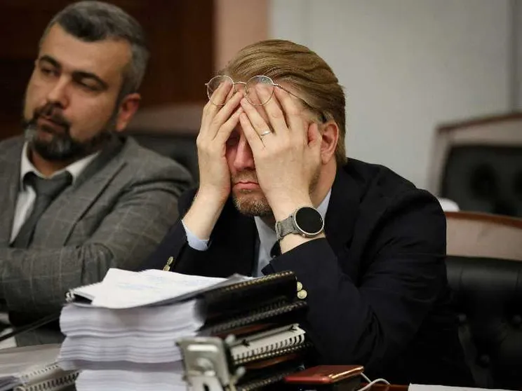 Il presidente di Jabloko, Nikolai Rybakov, durante l’udienza di ieri alla Corte Suprema / REUTERS