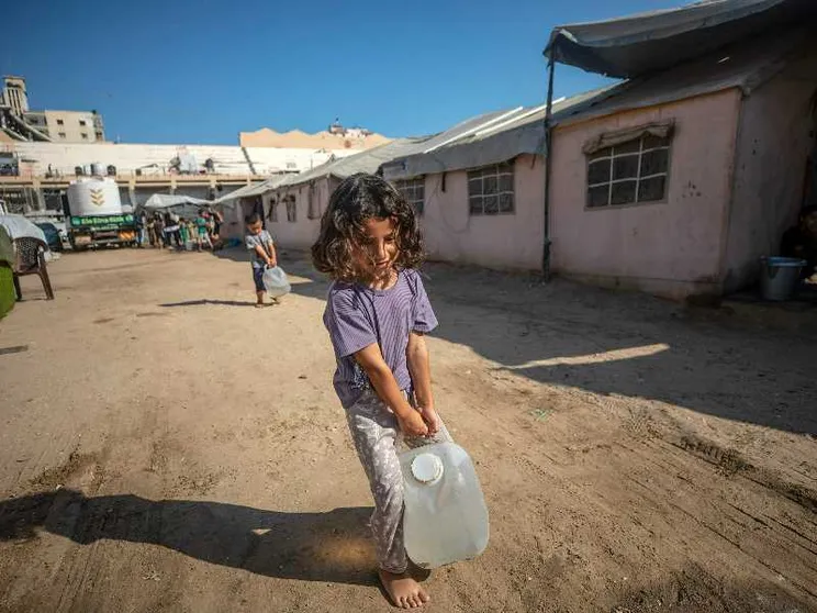 Una bimba a Gaza