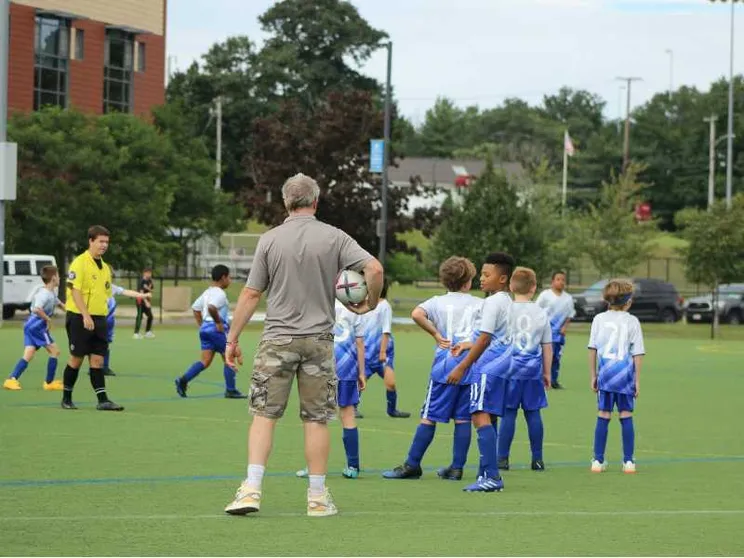 Piccoli calciatori in campo