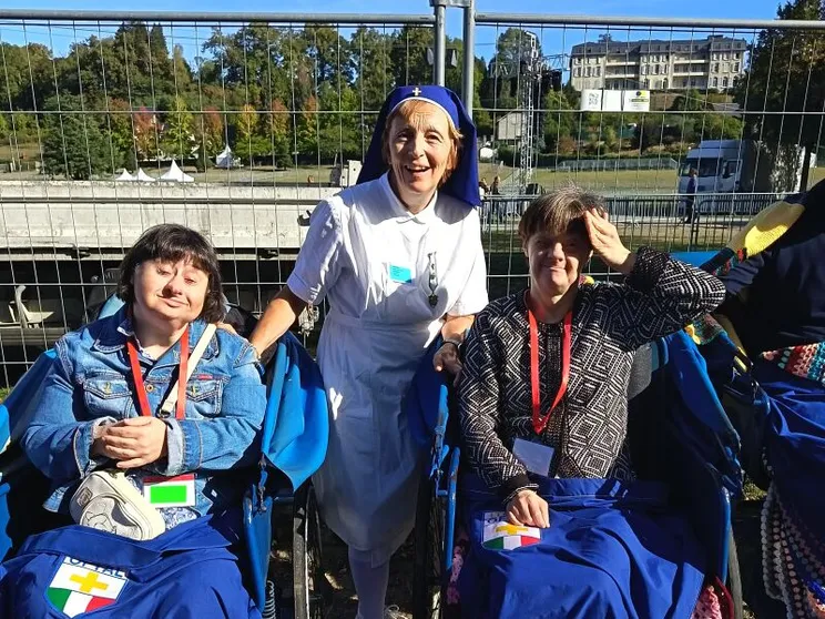 La storia di Meri, volontaria a Lourdes con la Sla