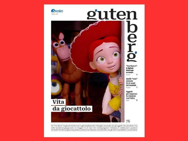 Vita da giocattolo per Gutenberg del 19 giugno, ispirato dal nuovo "Toy Story 5"