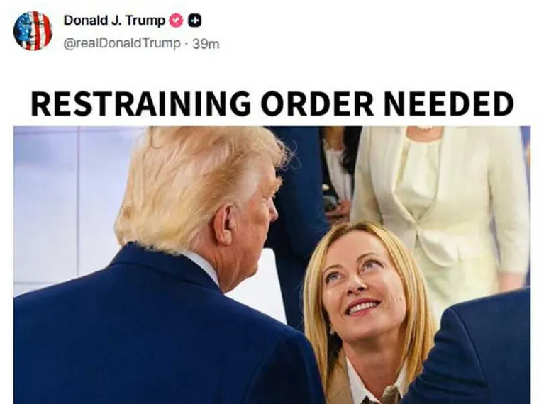Il nuovo insensato attacco di Trump a Giorgia Meloni