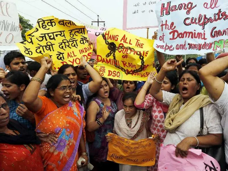 Una delle innumerevoli manifestazioni contro la violenza sulle donne in India degli ultimi anni