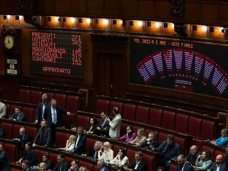 L'Aula della Camera ha approvato la riforma della nuova legge elettorale con 217 voti a favore, 152 contro e 2 astenuti / ANSA