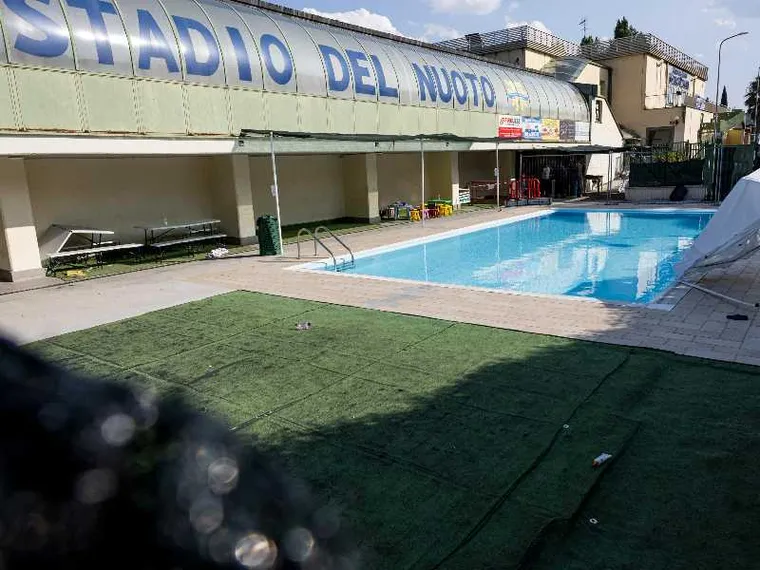 La piscina Paolo Roghi a Monterondo, dove mercoledì è deceduto un bambino di 5 anni / ANSA