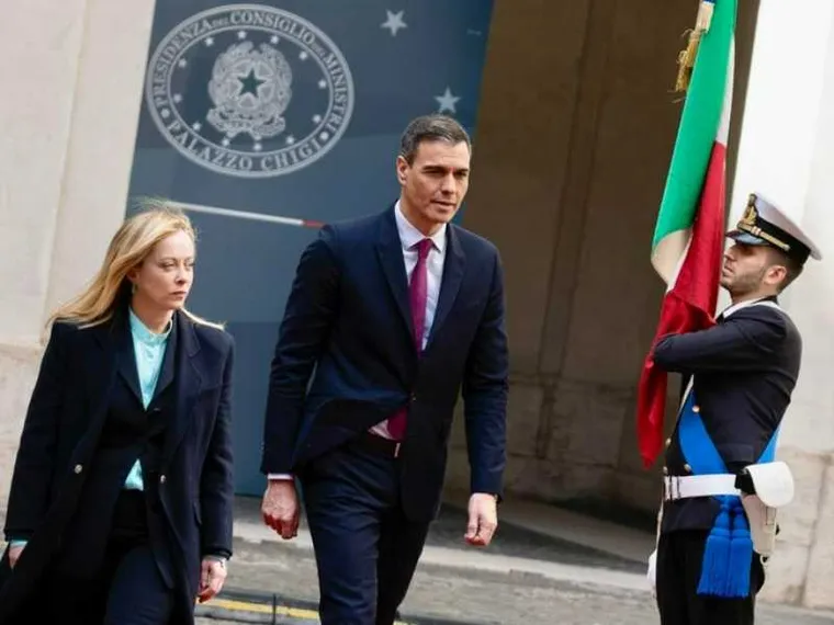 Meloni e Sanchez/ ANSA