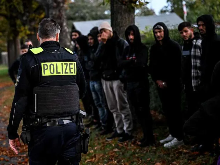 Una retata della polizia a Berlino