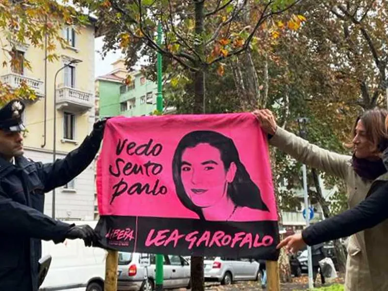 Una commemorazione di Lea Garofalo a Milano