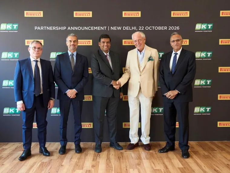I vertici di Pirelli e BKT a Nuova Dehli