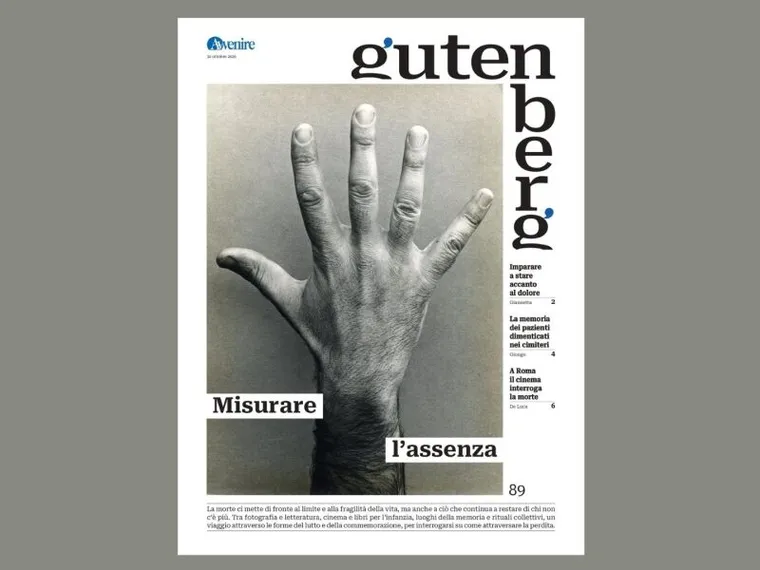 Misurare l’assenza per imparare a stare accanto al dolore: il nuovo numero di “Gutenberg”
