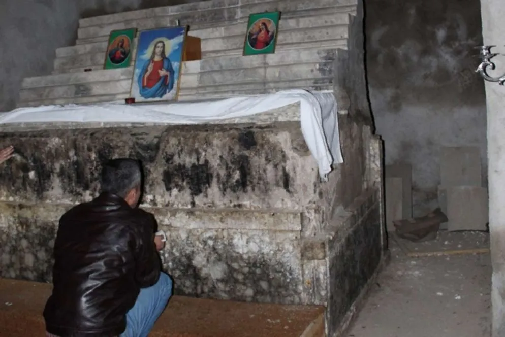Chiesa di San Giorgio a Bartalla, si torna a pregare nei luoghi devastati dal Daesh