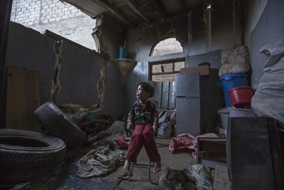 La vita quotidiana è precaria. Le scuole distrutte o fuori uso sono almeno 1.600 (Oxfam - Gabreez)