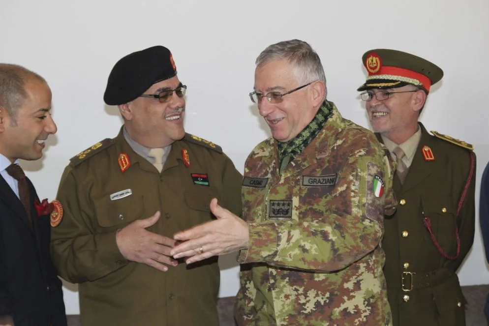 Misurata. Il Generale Graziano incontra le autorità militari locali
