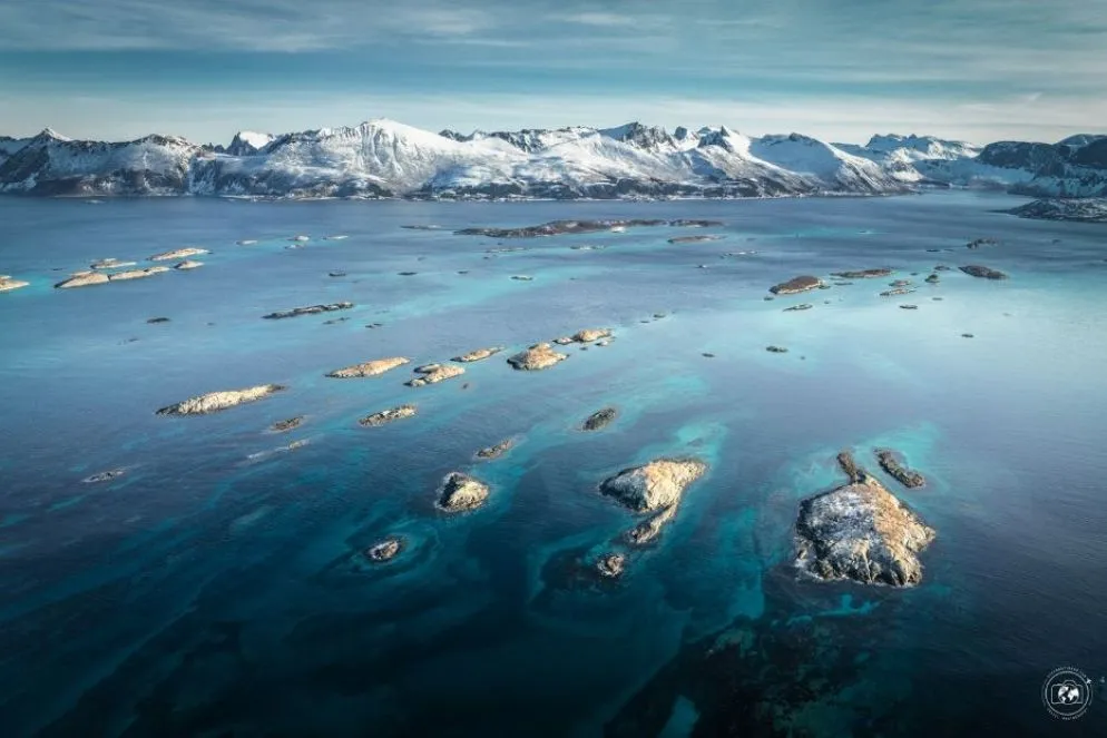 Senja, la baia di Hamn nel nord dell'isola