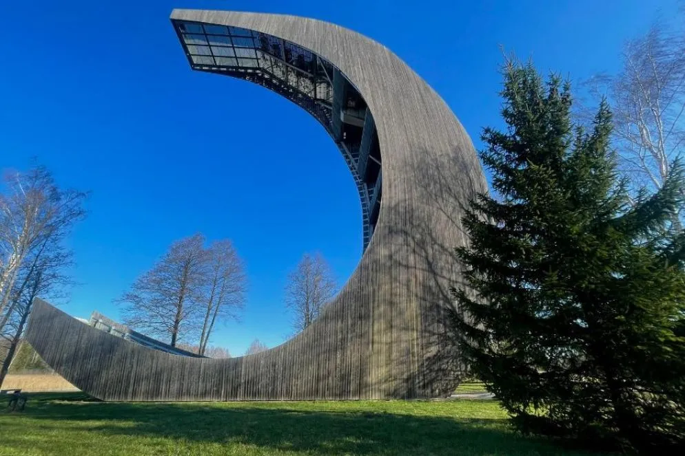 Lituania, la torre di osservazione di Kirkilai