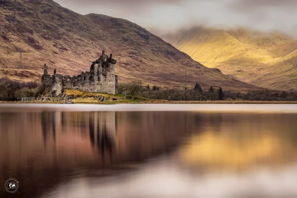 I resti del castello di Kilchurn, nel cuore delle Highlands