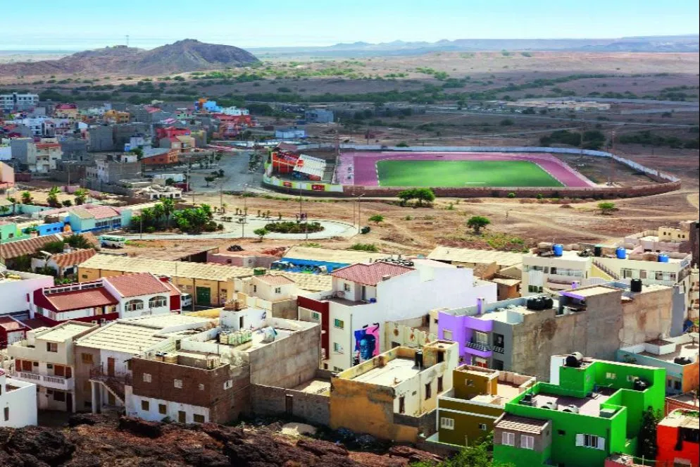 L’Estádio Marcelo Leitão a Espargos sull’isola di Sal a Capo Verde