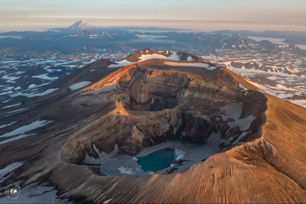 Kamchatka. il cratere del vulcano Gorely