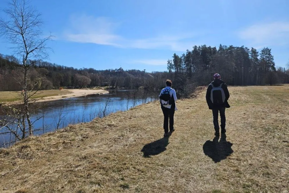 Un tratto lungo il fiume Gauja