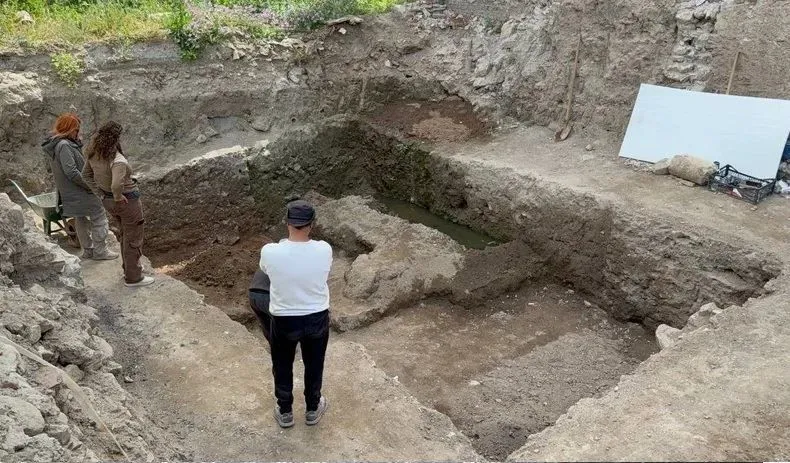 Il luogo dove è stato trovato il recente mosaico