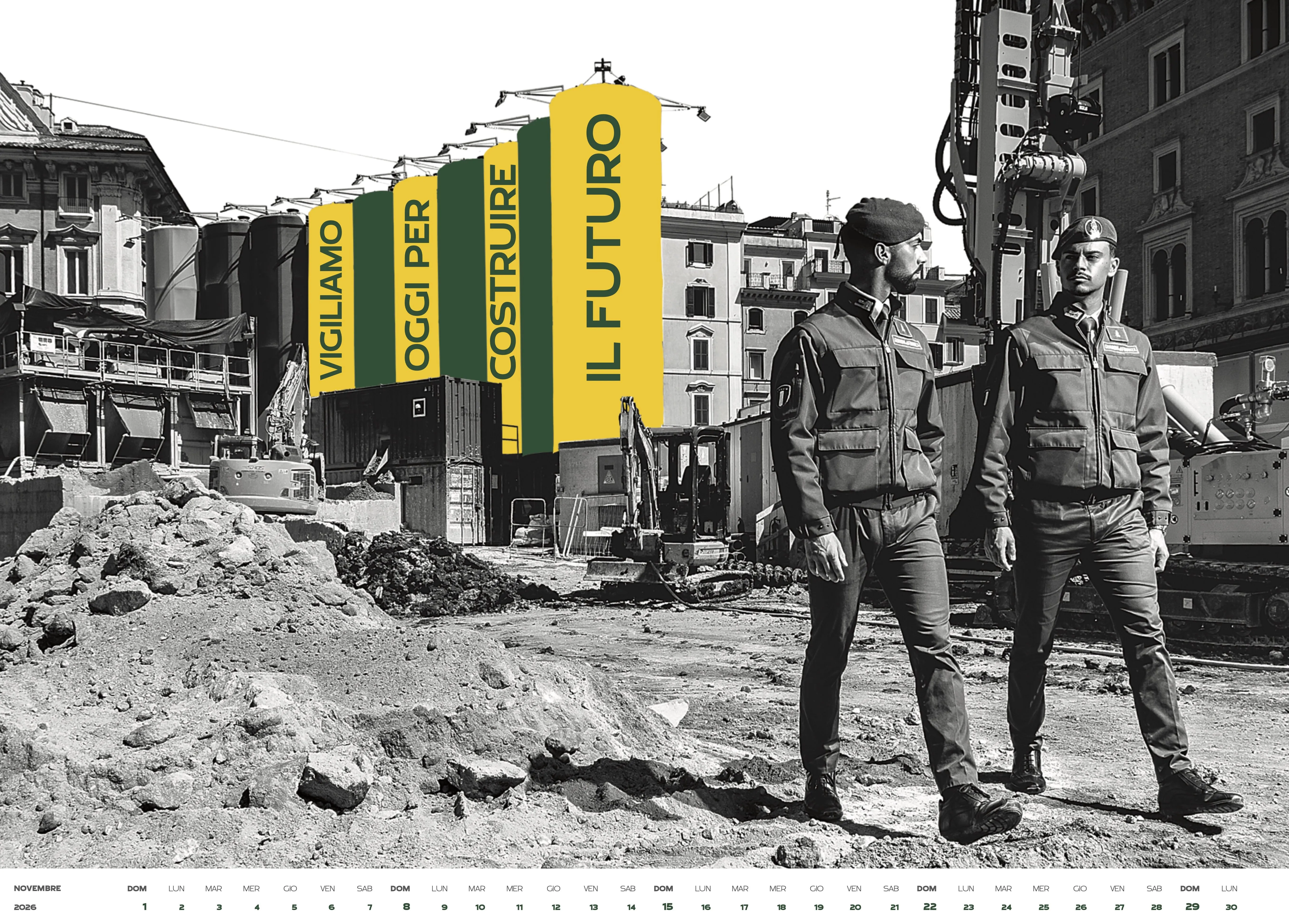 Il mese di novembre del calendario 2026 della Guardia di Finanza.