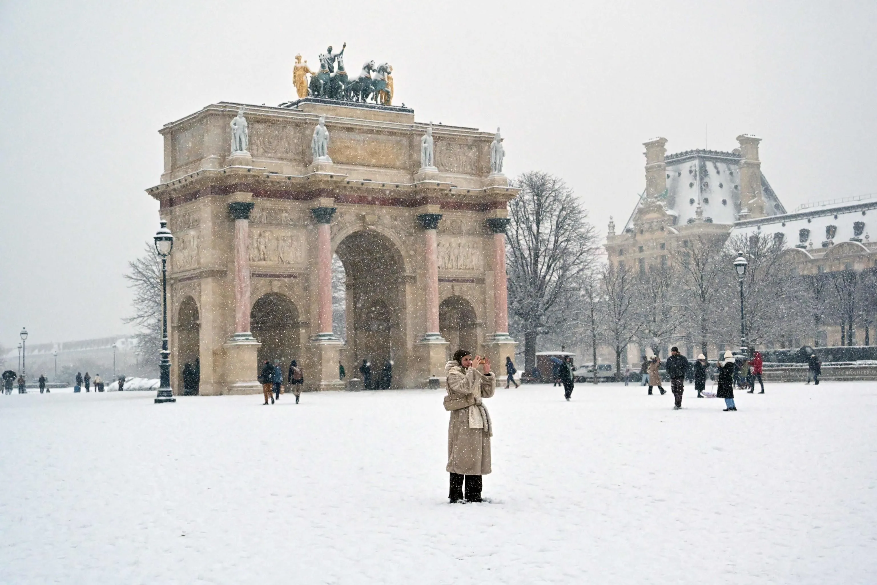 Lo scorcio dell'Arc de Triomphe / AFP