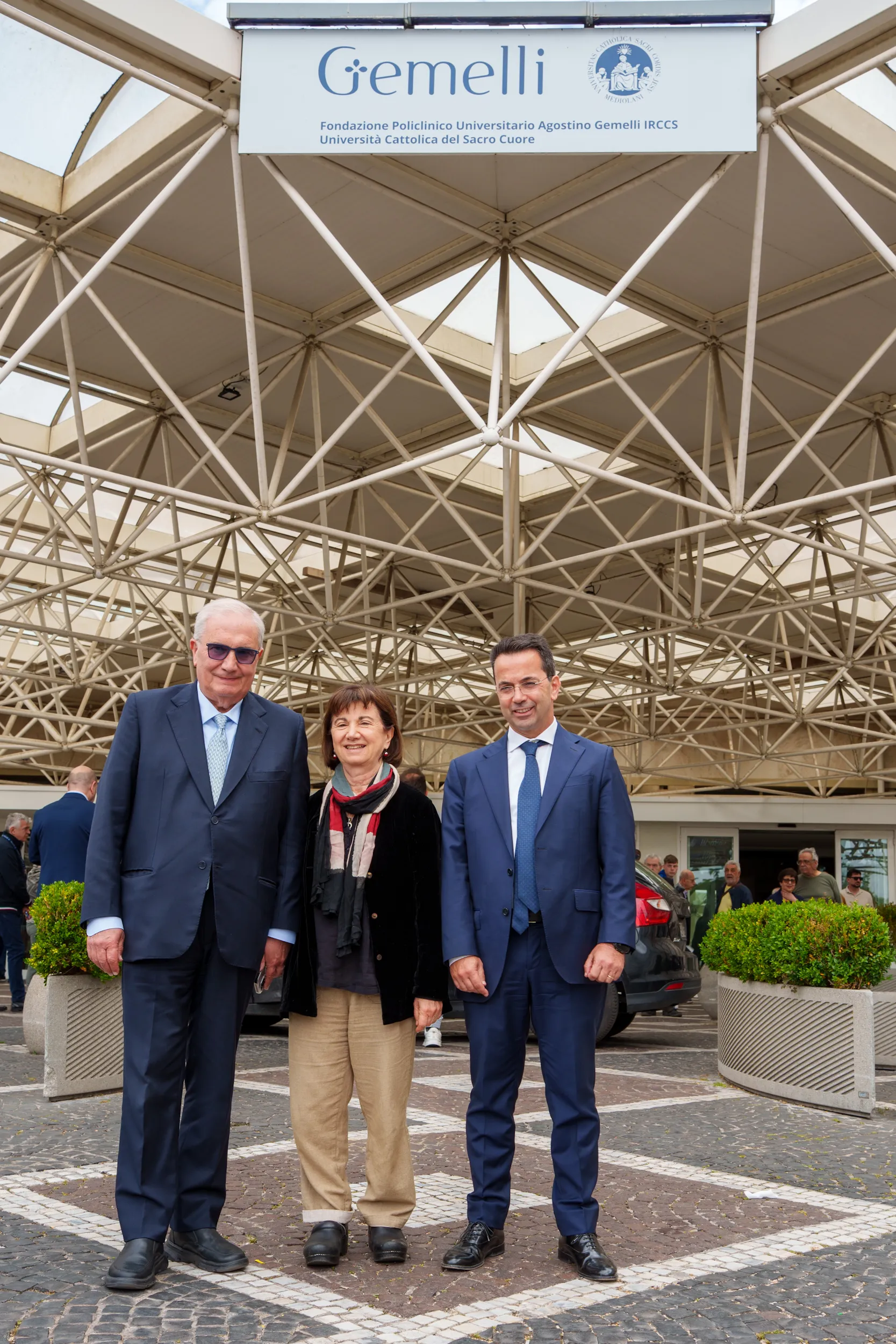 Giuseppe Fioroni, Eugenia Roccella e Daniele Piacentini. Ufficio stampa Gemelli