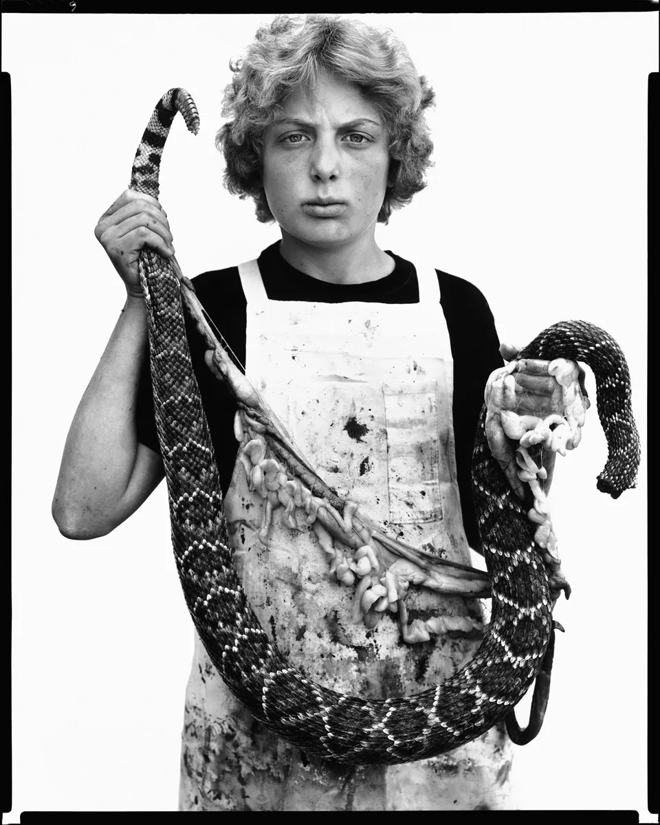 Boyd Fortin, thirteen-year-old, Sweetwater, Texas, March 10, 1979. Photographs by Richard Avedon © The Richard Avedon Foundation